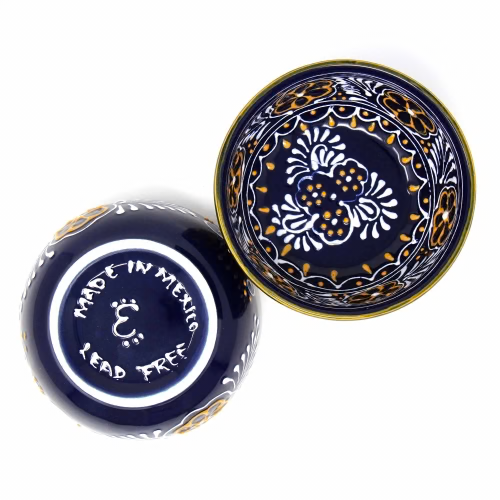 Half Moon Bowls - Blue, Set of Two
