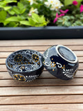 Half Moon Bowls - Blue, Set of Two