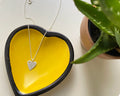 Silverpolished Heart Necklace
