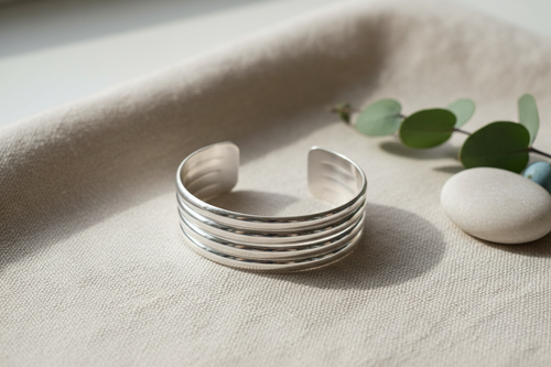Alpaca Silver Cuff - Minimal