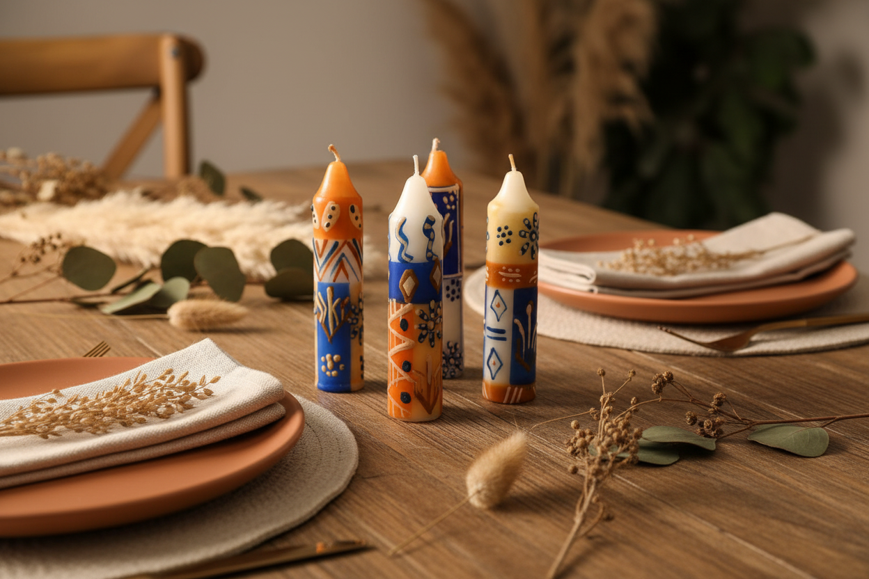 Durra Dinner Candles - Lifestyle