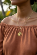 Elephant Pendant Necklace Lifestyle