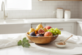Olive Wood Bowl Bright Lifestyle