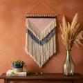 Pink Boho Wall Hanging - Enhanced Lifestyle