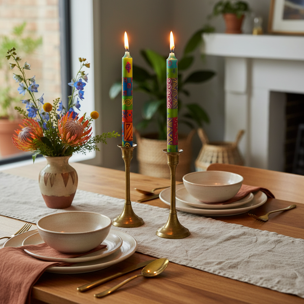 Shahida Dinner Candles Lifestyle Shot